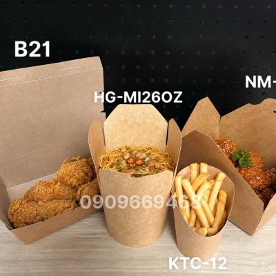 Hộp Giấy Kraft Đựng Thực Phẩm 3